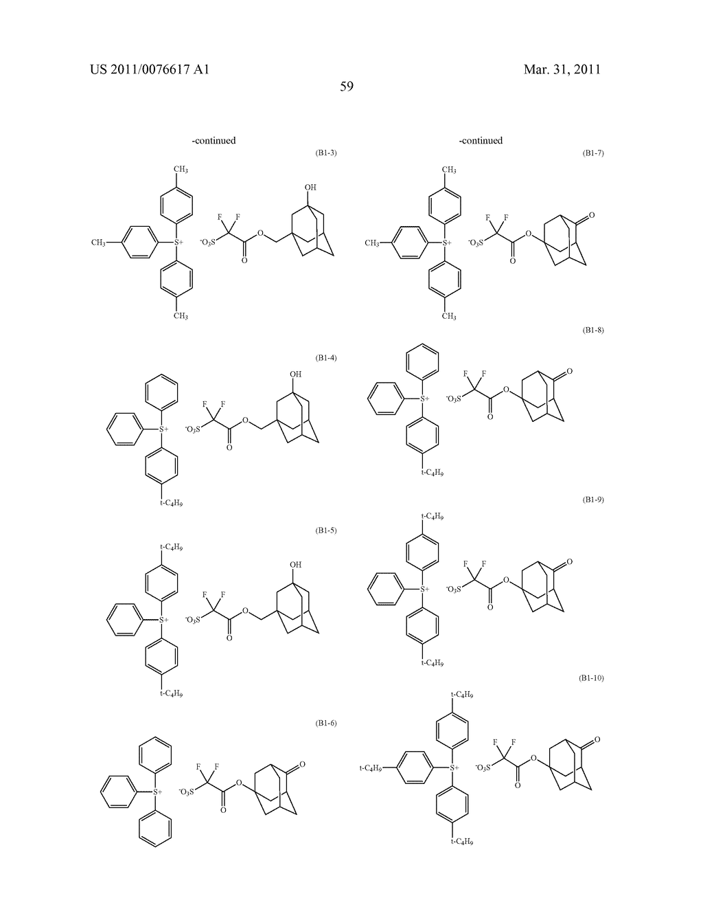 PHOTORESIST COMPOSITION - diagram, schematic, and image 60