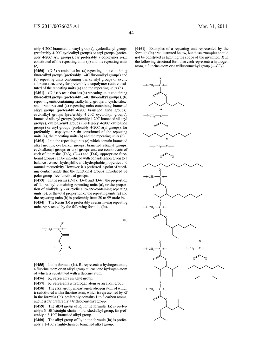 METHOD OF FORMING PATTERNS - diagram, schematic, and image 49