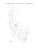 SELECTIVELY MOVABLE FOOT MODEL WITH CORDS diagram and image