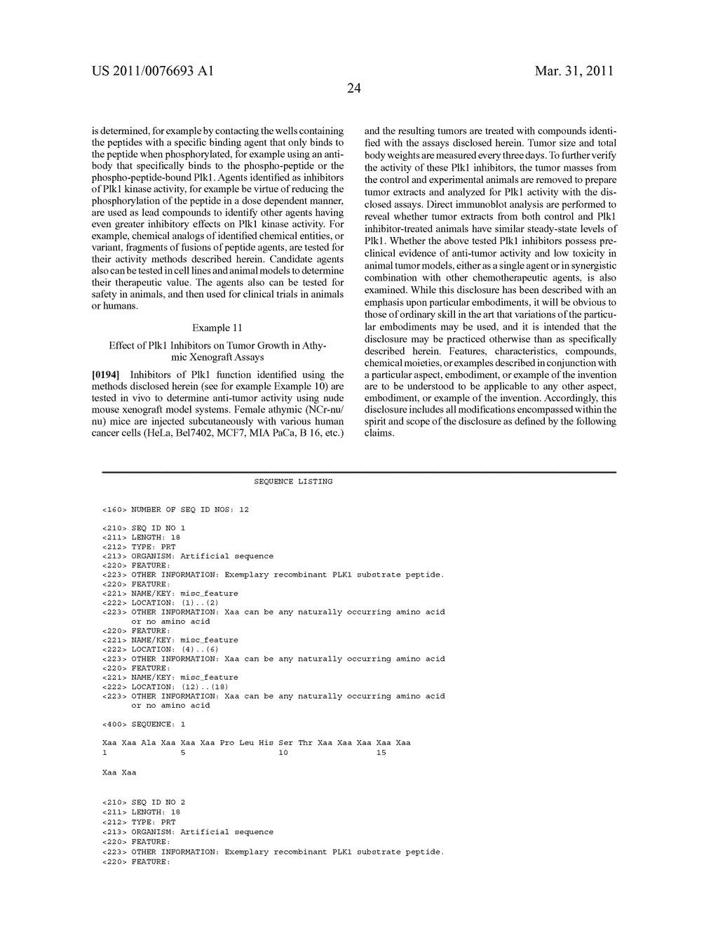 METHOD FOR DETECTION AND QUANTIFICATION OF PLK1 EXPRESSION AND ACTIVITY - diagram, schematic, and image 46