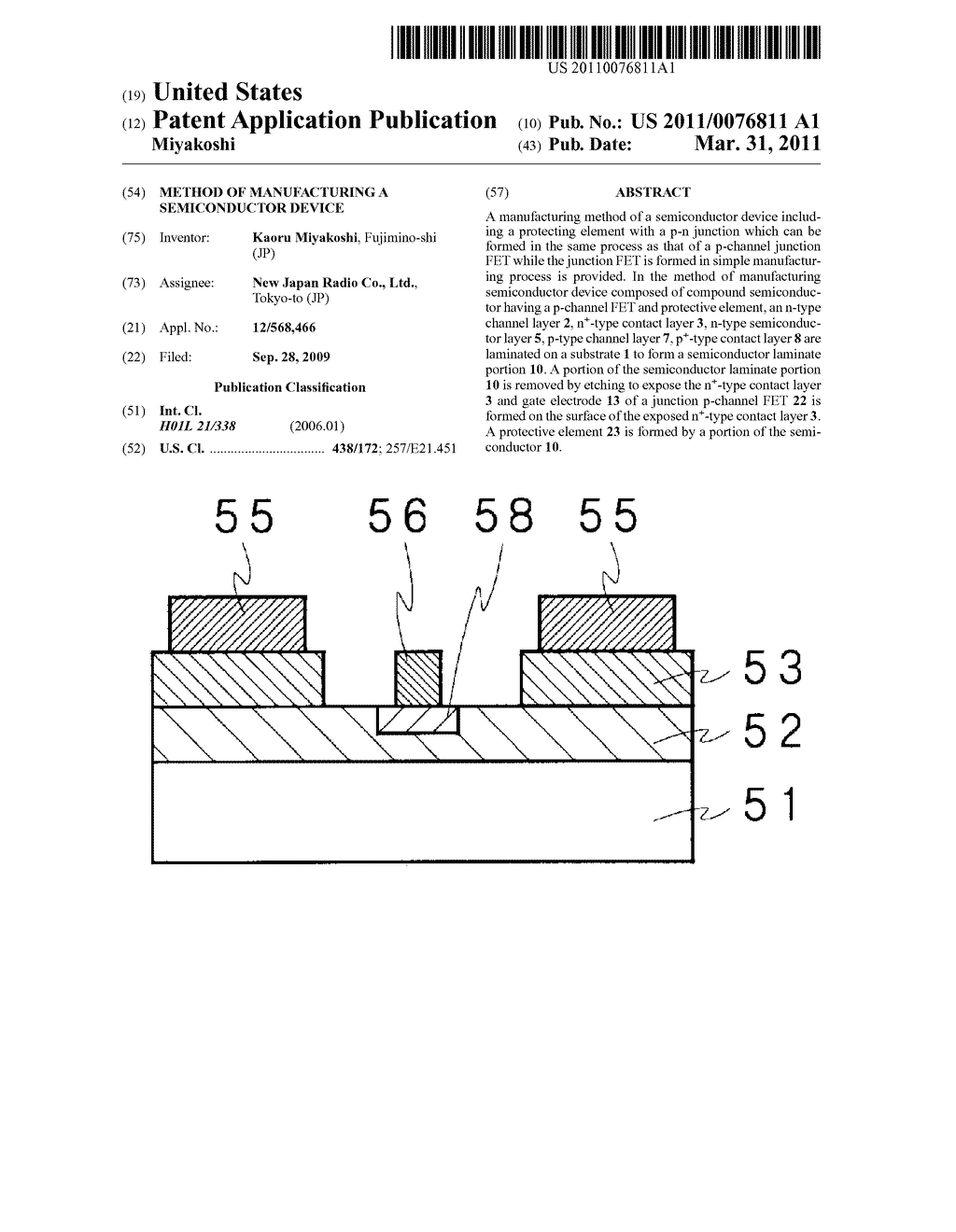 Method of Manufacturing a Semiconductor Device - diagram, schematic, and image 01