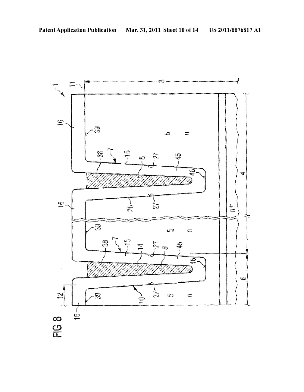 INTEGRATED CIRCUIT DEVICE WITH A SEMICONDUCTOR BODY AND METHOD FOR THE PRODUCTION OF AN INTEGRATED CIRCUIT DEVICE - diagram, schematic, and image 11