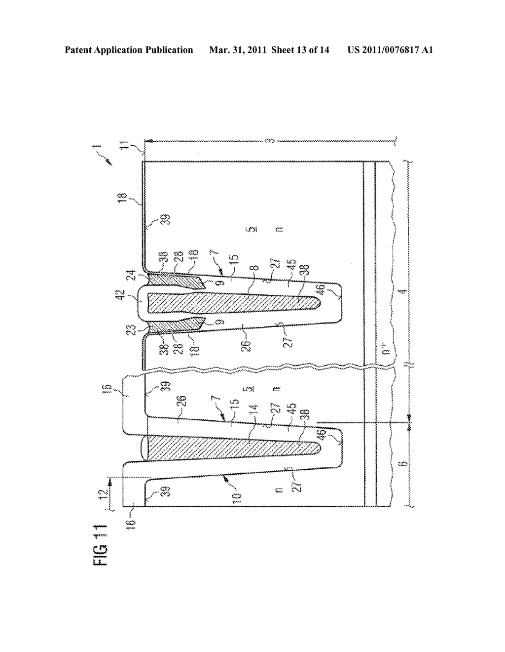 INTEGRATED CIRCUIT DEVICE WITH A SEMICONDUCTOR BODY AND METHOD FOR THE PRODUCTION OF AN INTEGRATED CIRCUIT DEVICE - diagram, schematic, and image 14