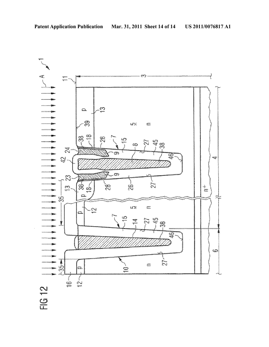 INTEGRATED CIRCUIT DEVICE WITH A SEMICONDUCTOR BODY AND METHOD FOR THE PRODUCTION OF AN INTEGRATED CIRCUIT DEVICE - diagram, schematic, and image 15