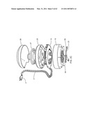 Electrical power supplying device having a ring-like subassembly for receiving the power plugs and/or power adapters associated with a plurality of electrical appliances, and managing excess power cord length therewithin in a concealed manner diagram and image