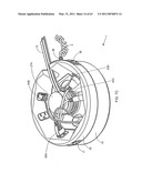 Electrical power supplying device having a ring-like subassembly for receiving the power plugs and/or power adapters associated with a plurality of electrical appliances, and managing excess power cord length therewithin in a concealed manner diagram and image