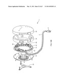 Electrical power supplying device having a ring-like subassembly for receiving the power plugs and/or power adapters associated with a plurality of electrical appliances, and managing excess power cord length therewithin in a concealed manner diagram and image