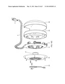 Electrical power supplying device having a ring-like subassembly for receiving the power plugs and/or power adapters associated with a plurality of electrical appliances, and managing excess power cord length therewithin in a concealed manner diagram and image