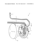 Electrical power supplying device having a ring-like subassembly for receiving the power plugs and/or power adapters associated with a plurality of electrical appliances, and managing excess power cord length therewithin in a concealed manner diagram and image