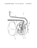 Wall-mountable electrical power supplying device for mounting to a wall surface about a standard wall-mounted power receptacle, using a mounting bracket arranged between the housing and wall surface and an electrical power supply plug integrated with the housing diagram and image