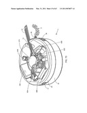 Wall-mountable electrical power supplying device for mounting to a wall surface about a standard wall-mounted power receptacle, using a mounting bracket arranged between the housing and wall surface and an electrical power supply plug integrated with the housing diagram and image