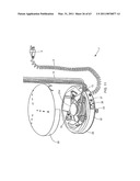 Wall-mountable electrical power supplying device for mounting to a wall surface about a standard wall-mounted power receptacle, using a mounting bracket arranged between the housing and wall surface and an electrical power supply plug integrated with the housing diagram and image