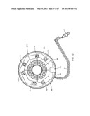 Wall-mountable electrical power supplying device for mounting to a wall surface about a standard wall-mounted power receptacle, using a mounting bracket arranged between the housing and wall surface and an electrical power supply plug integrated with the housing diagram and image