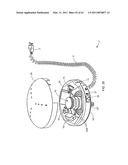 Wall-mountable electrical power supplying device for mounting to a wall surface about a standard wall-mounted power receptacle, using a mounting bracket arranged between the housing and wall surface and an electrical power supply plug integrated with the housing diagram and image