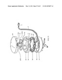 Wall-mountable electrical power supplying device for mounting to a wall surface about a standard wall-mounted power receptacle, using a mounting bracket arranged between the housing and wall surface and an electrical power supply plug integrated with the housing diagram and image