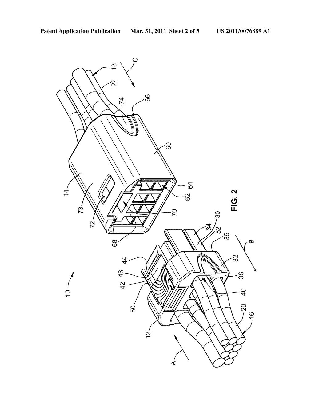 ELECTRICAL CONNECTOR ASSEMBLY - diagram, schematic, and image 03