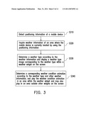 METHOD AND APPARATUS FOR DISPLAYING WEATHER CONDITION AND RECORDING MEDIUM diagram and image