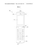 HINGE DEVICE AND MOBILE TERMINAL INCLUDING THE SAME diagram and image