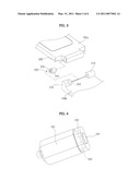 HINGE DEVICE AND MOBILE TERMINAL INCLUDING THE SAME diagram and image