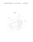 HINGE DEVICE AND MOBILE TERMINAL INCLUDING THE SAME diagram and image