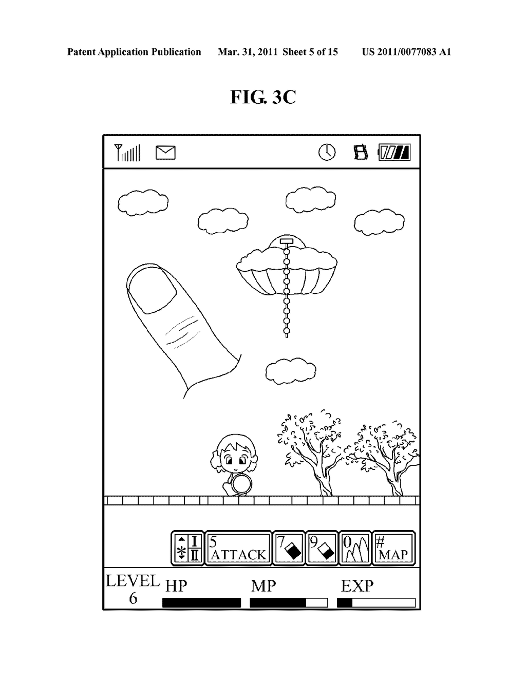 METHOD FOR PROVIDING USER INTERFACE FOR CONTROLLING GAME - diagram, schematic, and image 06