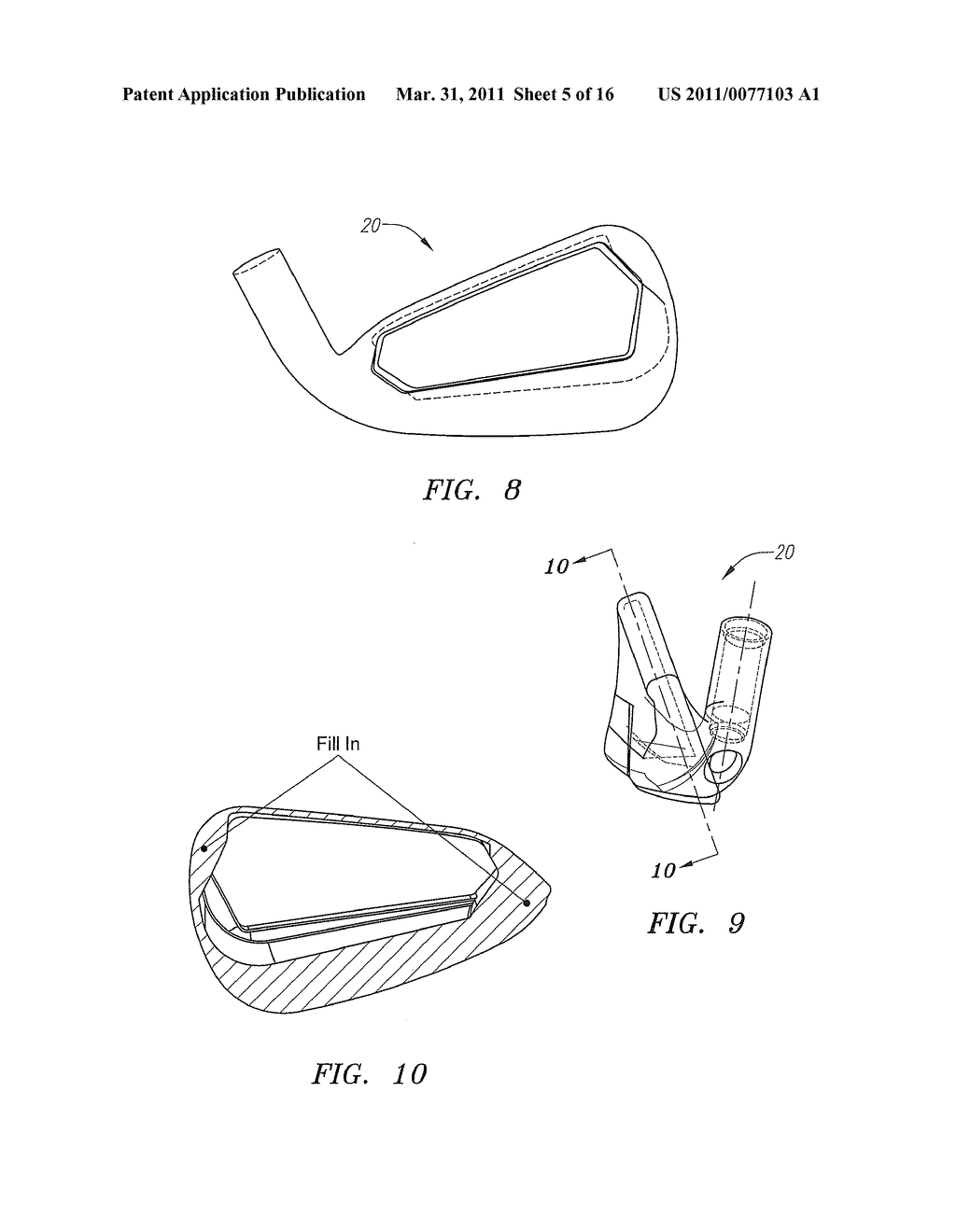 IRON-TYPE GOLF CLUB HEAD WITH CHAMFERED LEADING EDGE - diagram, schematic, and image 06