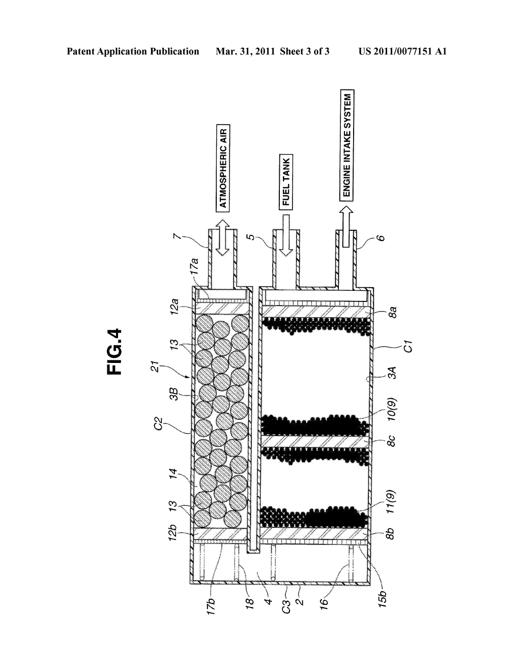 FUEL VAPOR STORAGE CANISTER, FUEL VAPOR ADSORBENT FOR CANISTER, AND METHOD OF PRODUCING FUEL VAPOR ADSORBENT - diagram, schematic, and image 04