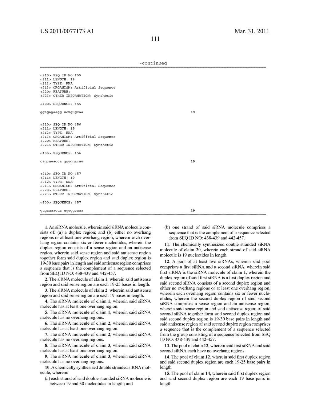 siRNA targeting TIE-2 - diagram, schematic, and image 156