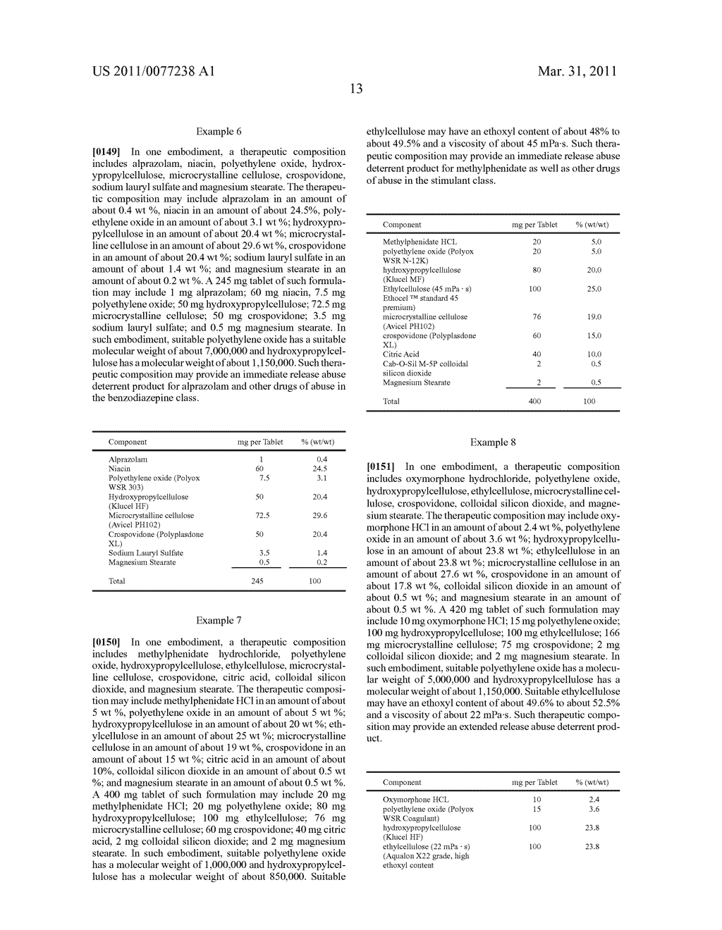 METHODS AND COMPOSITIONS FOR DETERRING ABUSE - diagram, schematic, and image 15