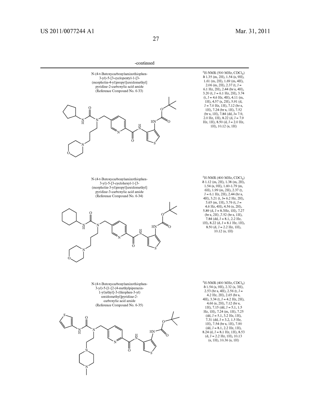 NOVEL THIOPHENEDIAMINE DERIVATIVE HAVING UREA STRUCTURE - diagram, schematic, and image 28