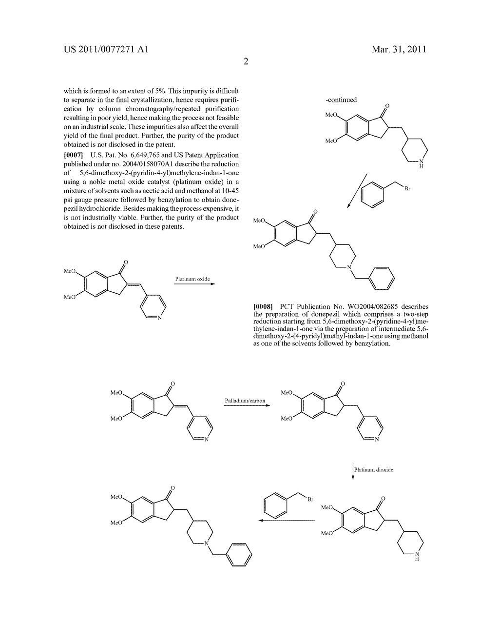 Process for the Preparation of Donepezil Hydrochloride - diagram, schematic, and image 03