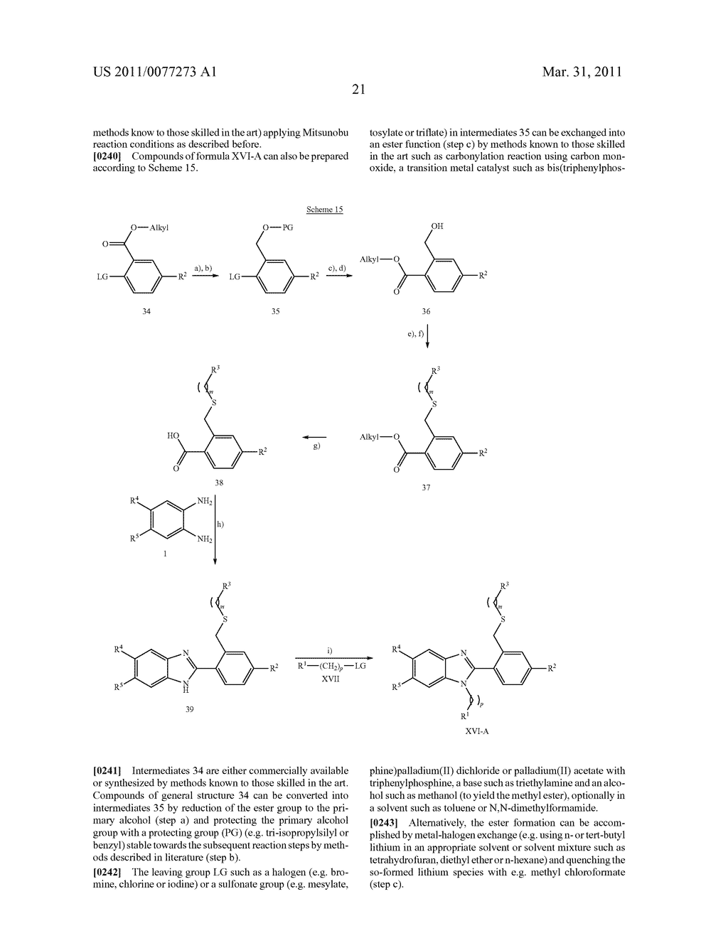 NEW BENZIMIDAZOLE DERIVATIVES - diagram, schematic, and image 22