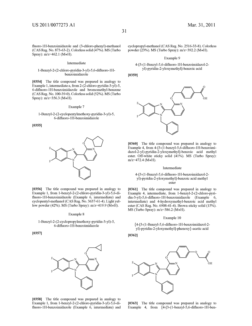 NEW BENZIMIDAZOLE DERIVATIVES - diagram, schematic, and image 32