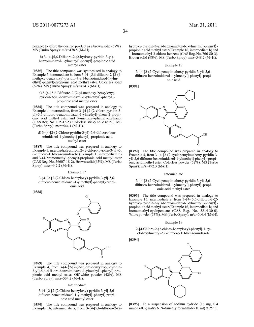 NEW BENZIMIDAZOLE DERIVATIVES - diagram, schematic, and image 35