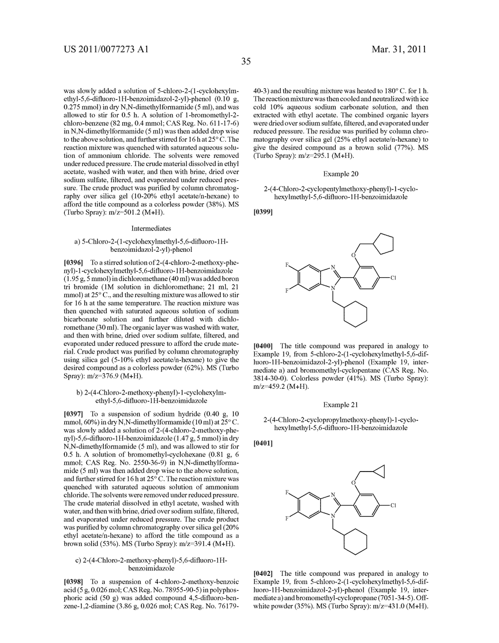 NEW BENZIMIDAZOLE DERIVATIVES - diagram, schematic, and image 36