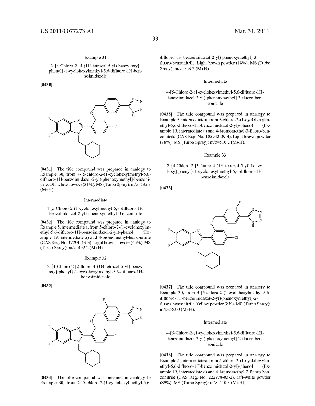 NEW BENZIMIDAZOLE DERIVATIVES - diagram, schematic, and image 40