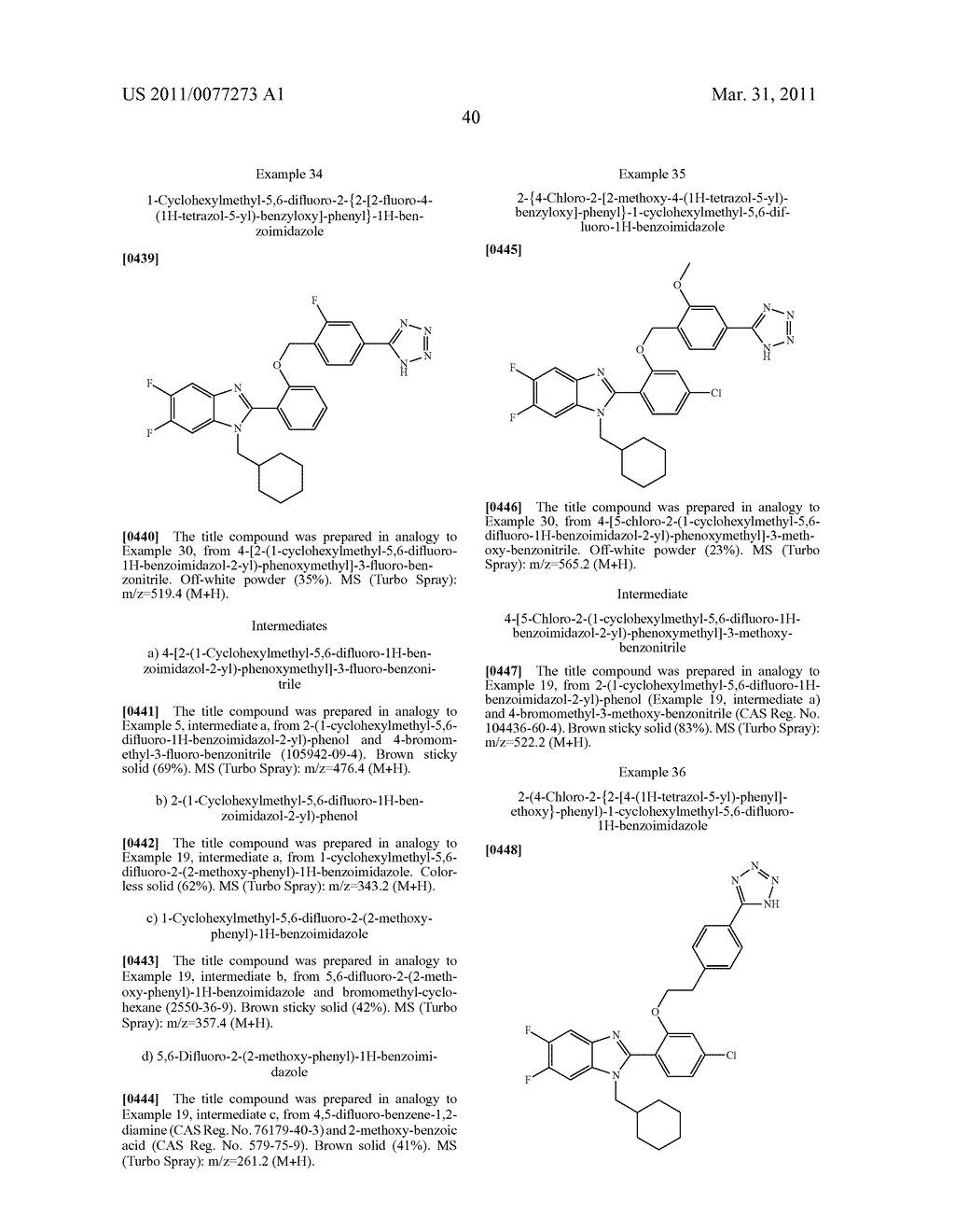 NEW BENZIMIDAZOLE DERIVATIVES - diagram, schematic, and image 41