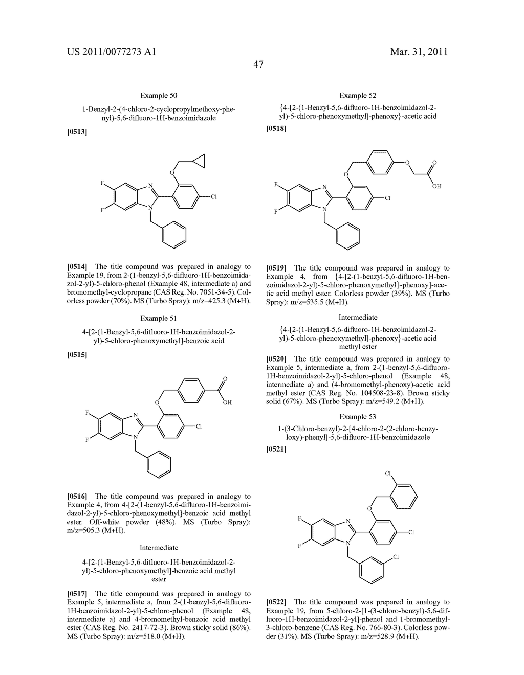 NEW BENZIMIDAZOLE DERIVATIVES - diagram, schematic, and image 48