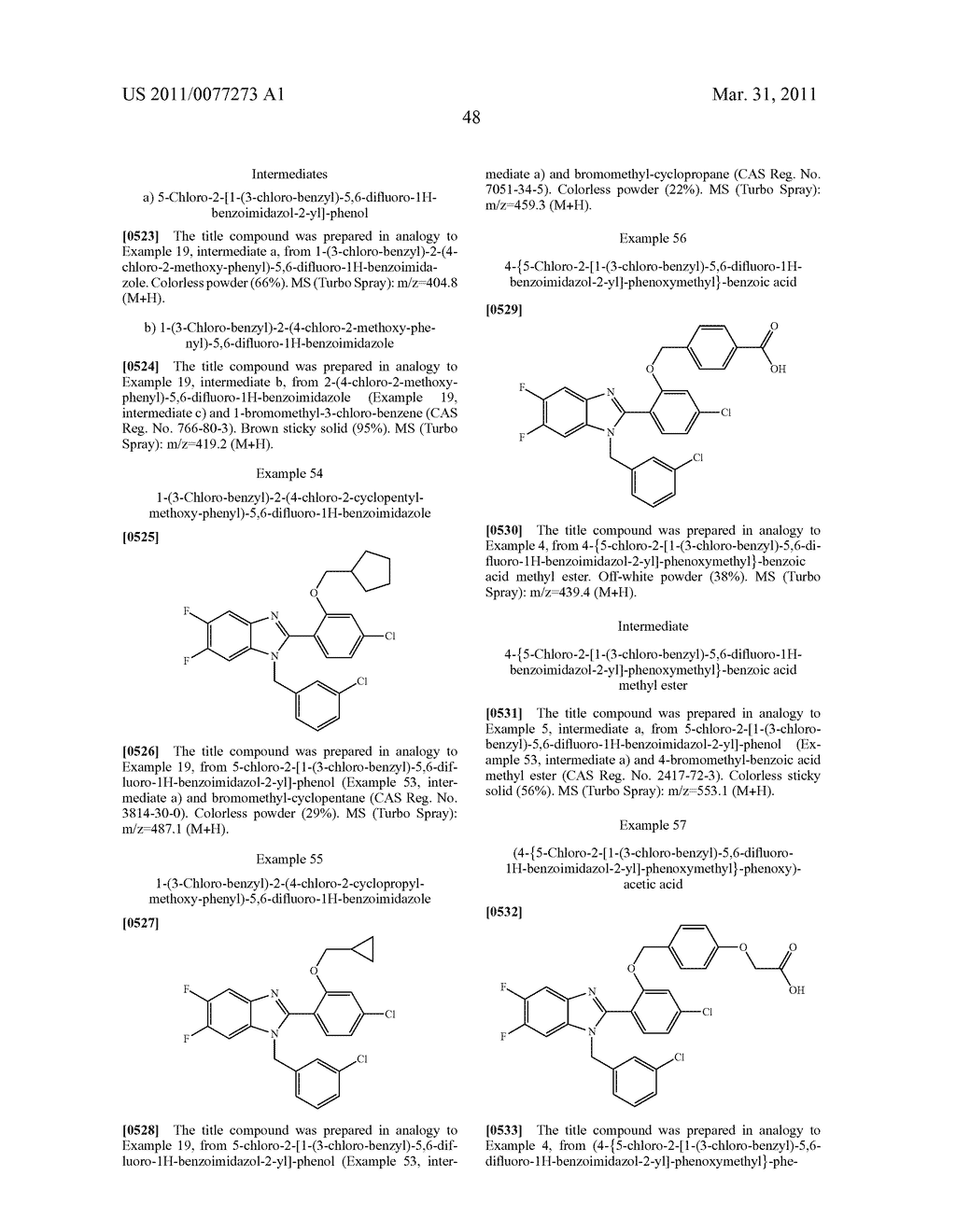 NEW BENZIMIDAZOLE DERIVATIVES - diagram, schematic, and image 49