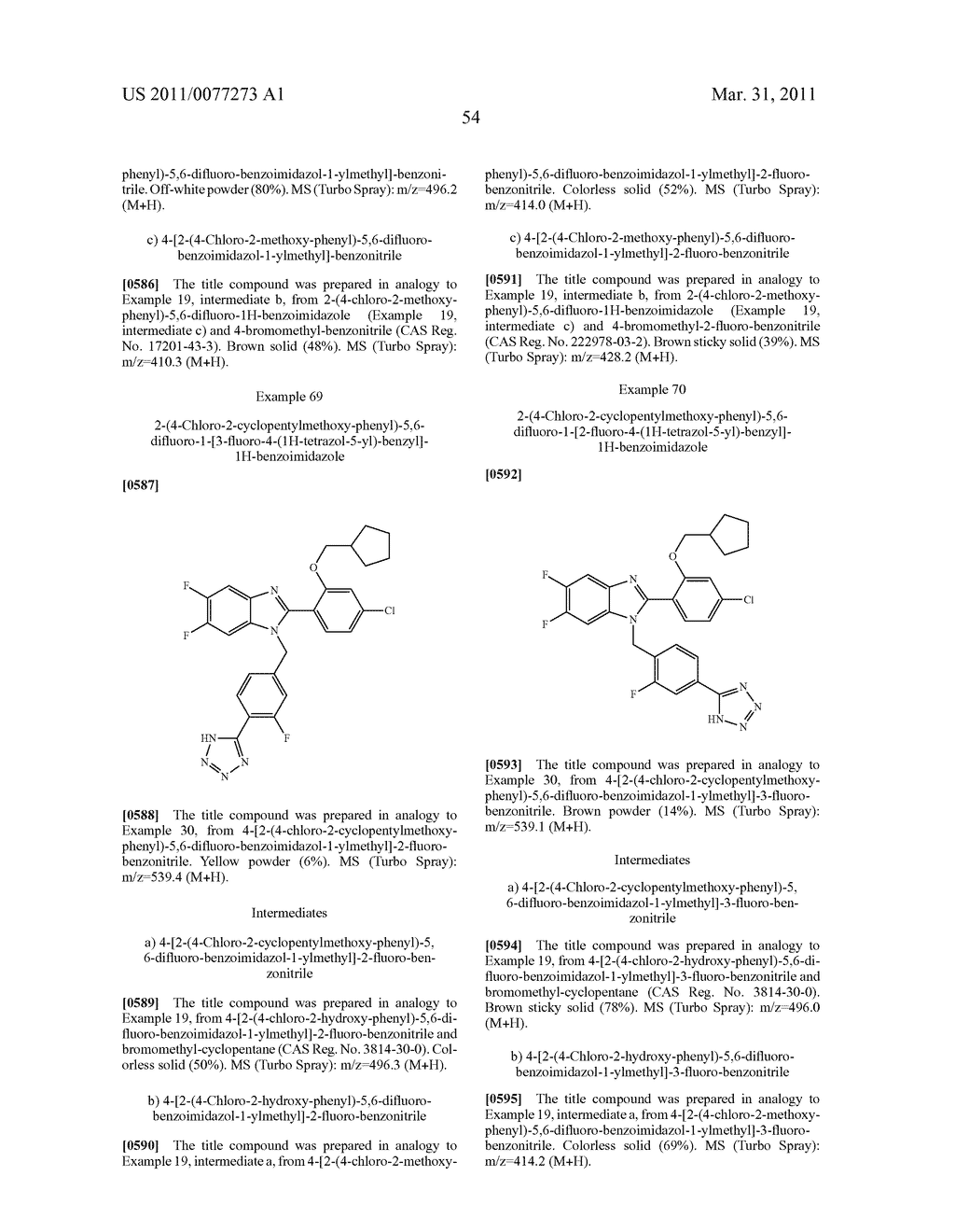 NEW BENZIMIDAZOLE DERIVATIVES - diagram, schematic, and image 55