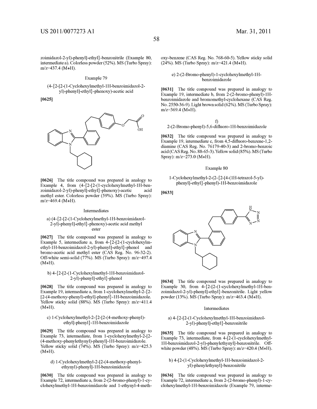 NEW BENZIMIDAZOLE DERIVATIVES - diagram, schematic, and image 59