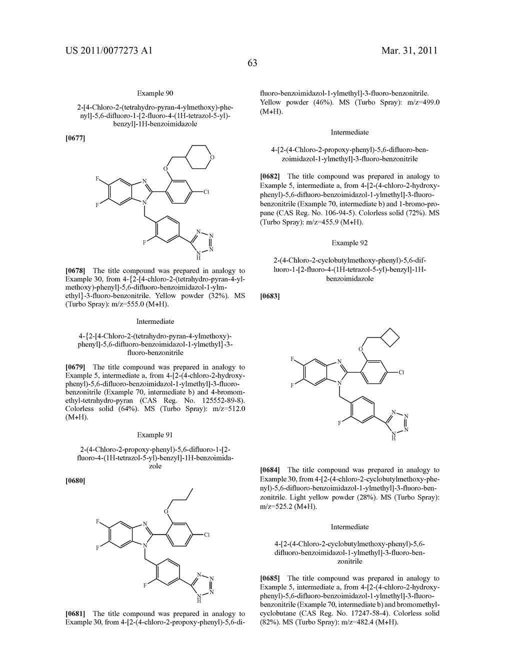 NEW BENZIMIDAZOLE DERIVATIVES - diagram, schematic, and image 64