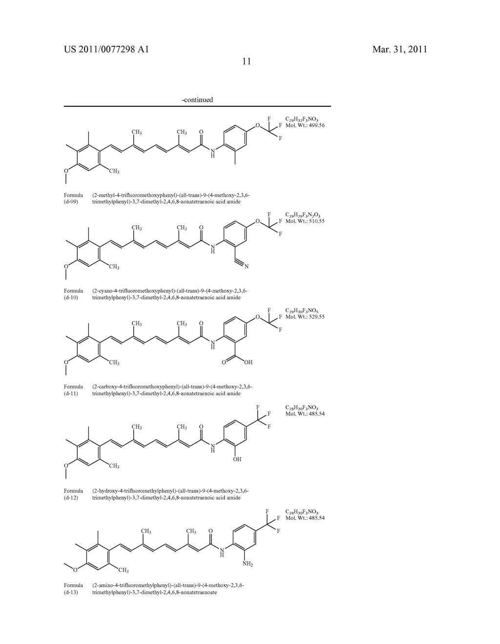 Retinoid Derivative and Pharmaceutical Composition and Use Thereof - diagram, schematic, and image 17