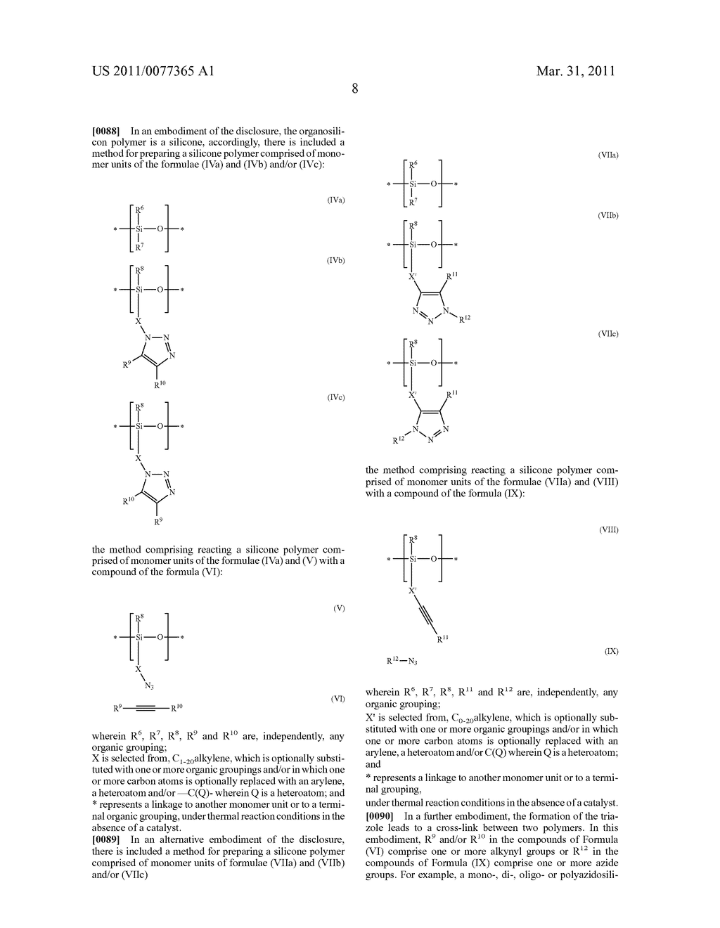 PREPARATION OF ORGANOSILICON-CONTAINING TRIAZOLES - diagram, schematic, and image 11