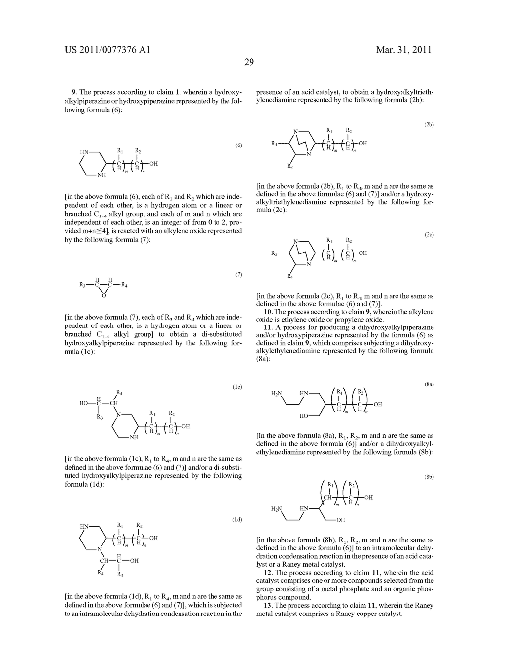 PROCESS FOR PRODUCING HYDROXYALKYLTRIETHYLENEDIAMINE, AND CATALYST COMPOSITION FOR THE PRODUCTION OF POLYURETHANE RESIN USING IT - diagram, schematic, and image 30