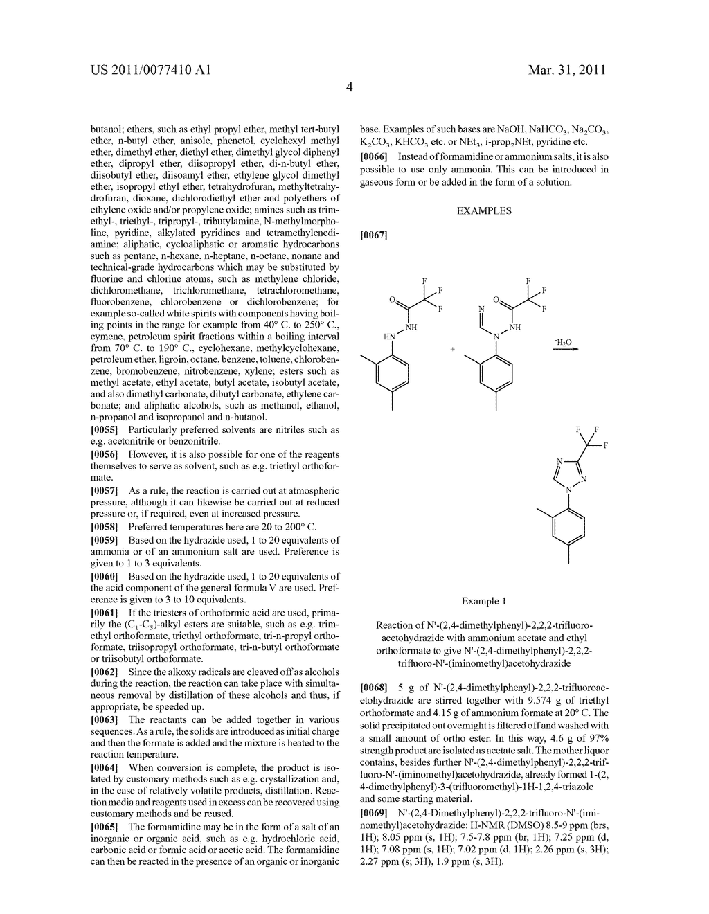 Process for the Preparation of 1-Phenyl-1,2,4-triazoles - diagram, schematic, and image 05