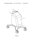 MEDICAL ULTRASOUND DEVICE WITH LIQUID DISPENSING DEVICE COUPLED TO A THERAPY HEAD diagram and image