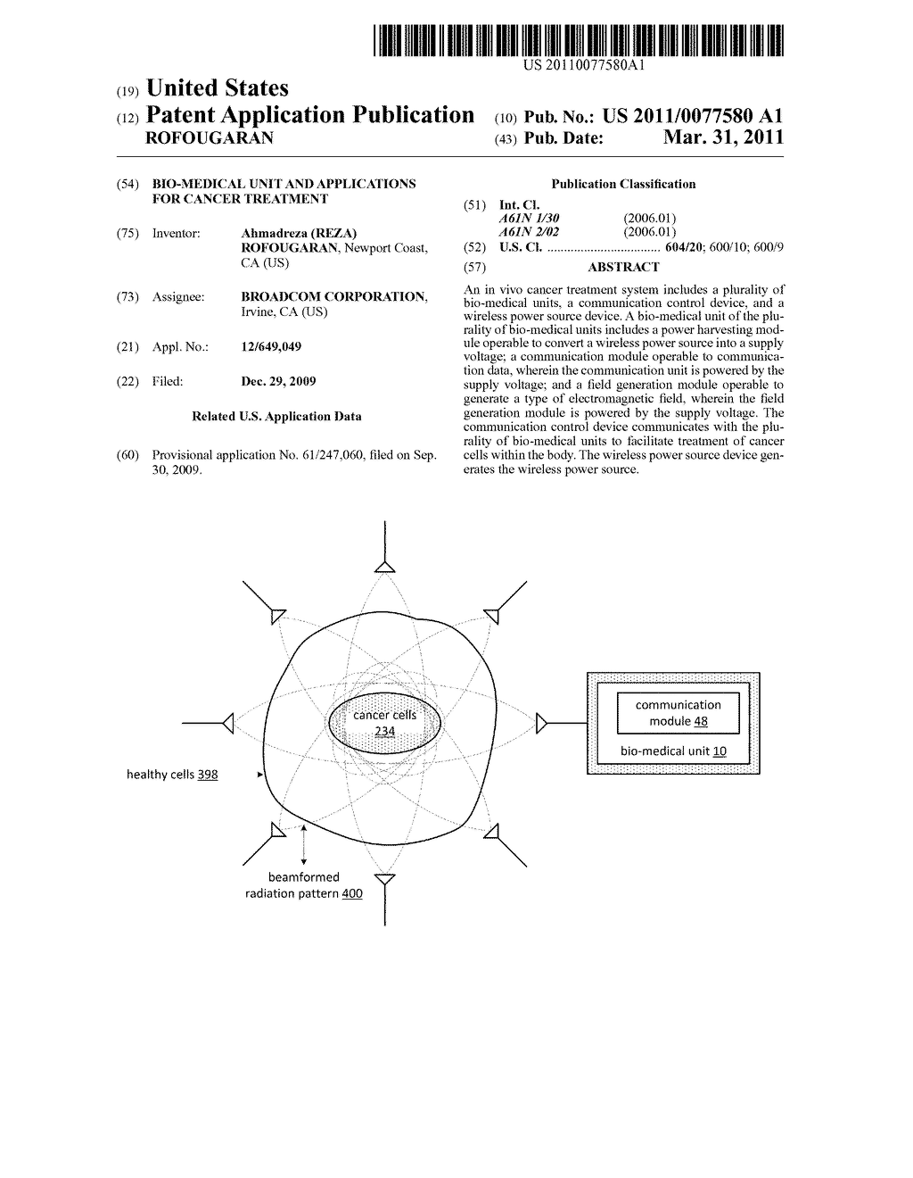 BIO-MEDICAL UNIT AND APPLICATIONS FOR CANCER TREATMENT - diagram, schematic, and image 01