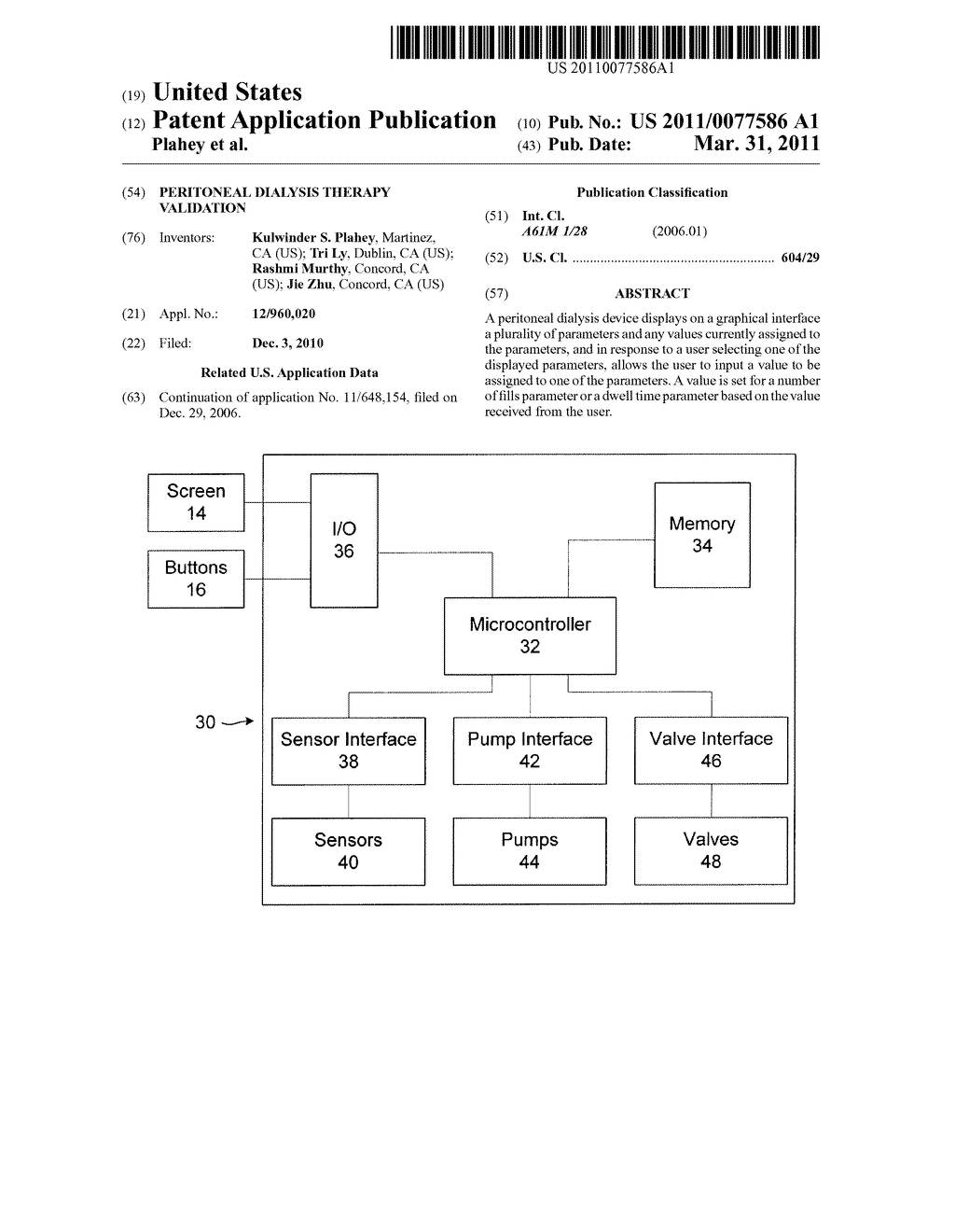 PERITONEAL DIALYSIS THERAPY VALIDATION - diagram, schematic, and image 01