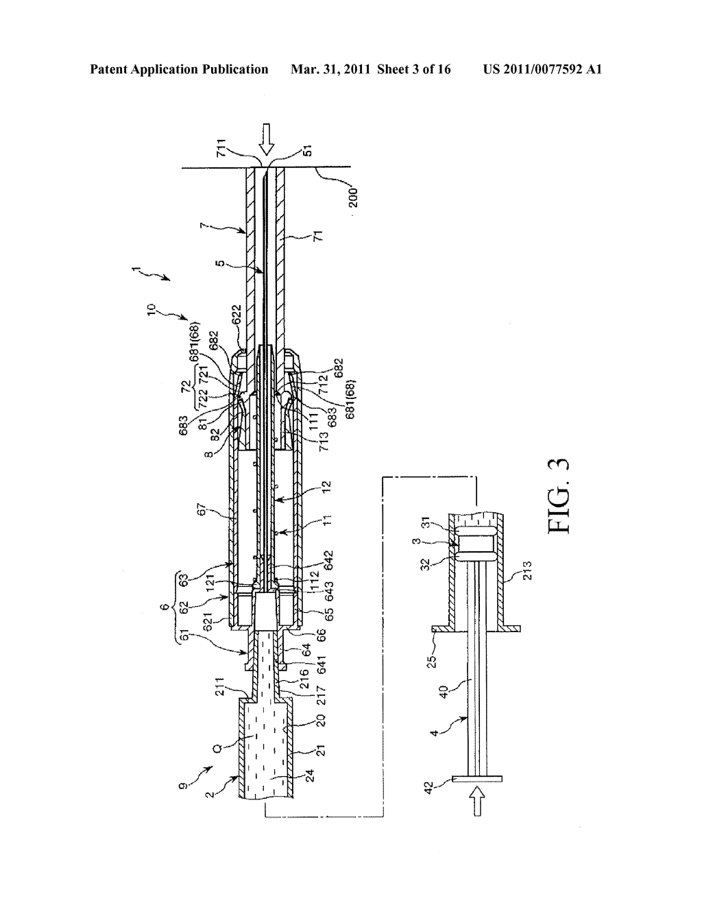 PUNCTURE NEEDLE ASSEMBLY AND MEDICINAL LIQUID INJECTOR - diagram, schematic, and image 04